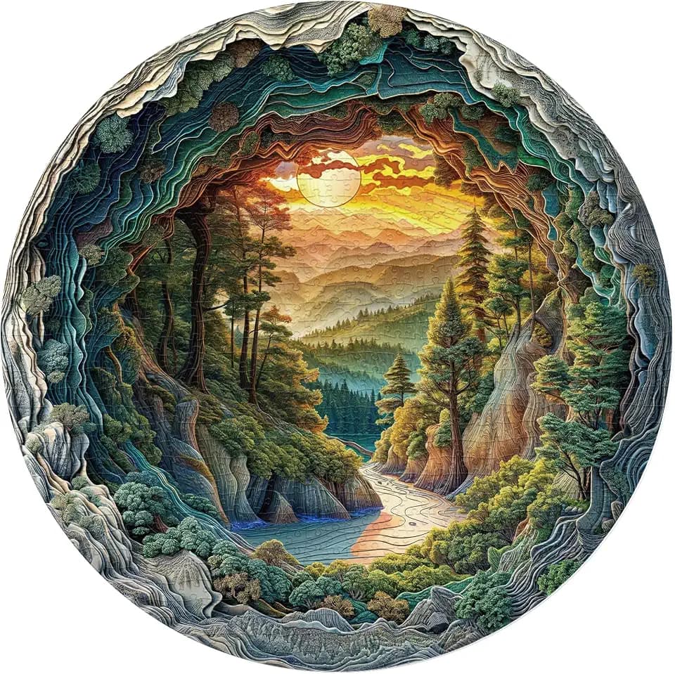 Puzzle 1000 Teile Erwachsene, 67,5 x 67,5 cm Klassische Puzzles Runden