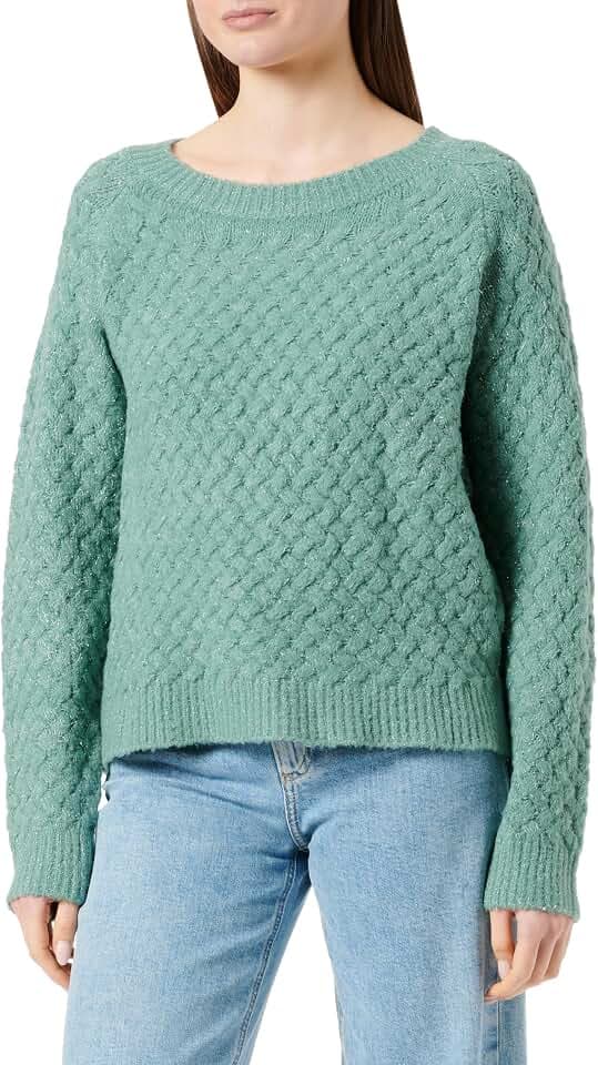 LIBBI Women's Damen Pullover 12411468-LI01, Moos, XS/S Sweater