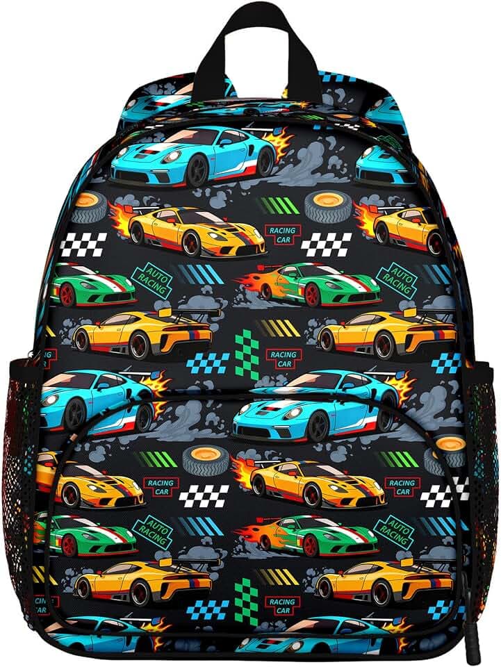 Boys Truck Backpack Cars Backpack School Kids Backpack for Girls