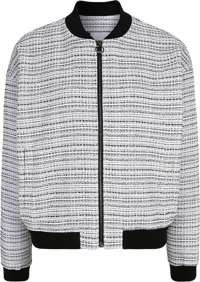 Tamaris Damen ATLANTIS Karierte Bomber Jacke
