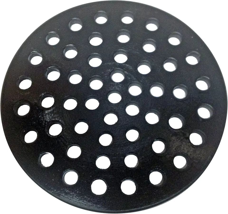 Aqva Premium 8" Cast Iron Drain Cover - Round Replacement Floor Drain Strainer - Easy Installation & Optimal Water Flow - Durable, Efficient & Stylish - Perfect for Home Plumbing