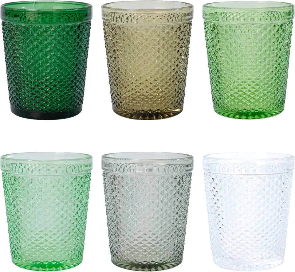 Honey Greenery Wassergläser, 300 ml, 6 Stück