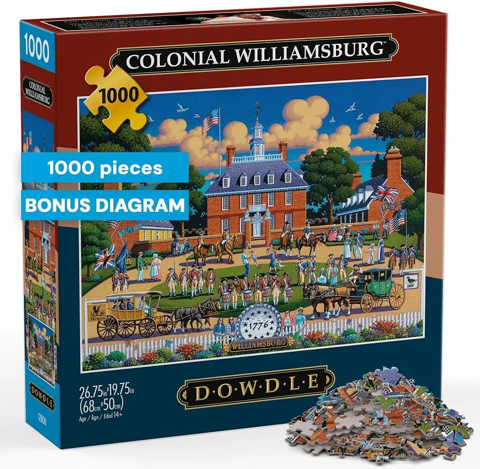 Buffalo Games Eric Dowdle Colonial Williamsburg, 1000 Piece Jigsaw Puzzle