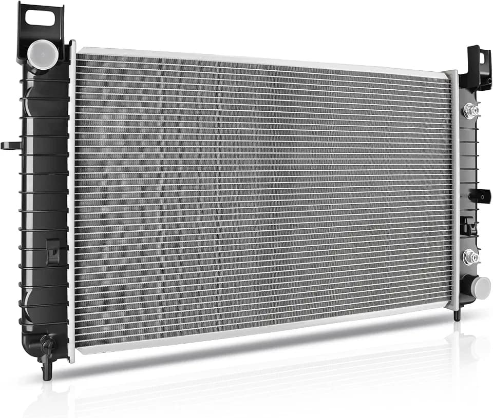 DWVO 28'' Core Radiator Compatible with 1999-2013 Chevy Silverado 1999-2007 Sierra Tahoe Yukon 2000-2006 Suburban Tahoe, Fit for 2002-2004 Cadillac Escalade 4.3L 4.8L 5.3L 6.0L V6 V8