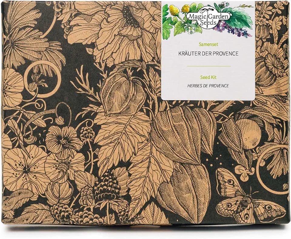 Kräuter der Provence - Samen-Geschenkset mit 7 Küchenkräutern der klassischen Gewürzmischung