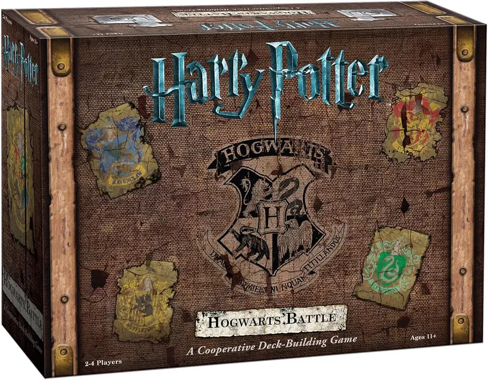 USAOPOLY Harry Potter Hogwarts Battle Cooperative Deck Building Card Game | Official Licensed Merchandise Board Great Gift for Fans Movie artwork For 132 months to 1188 months