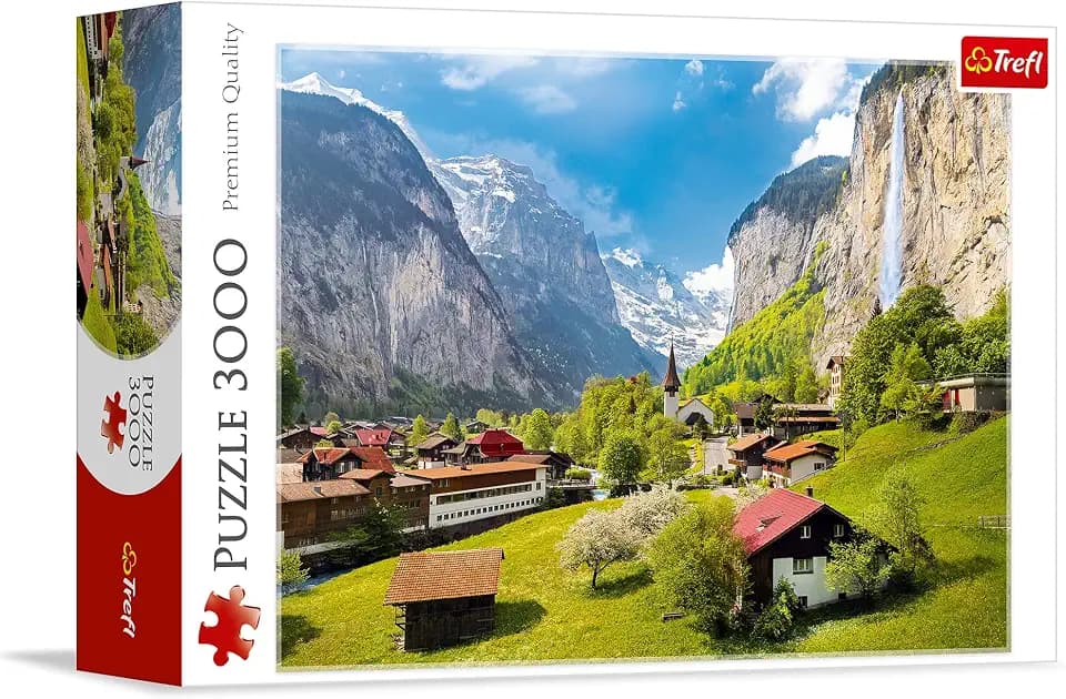 Trefl Lauterbrunnen, Switzerland - 3000 Piece Puzzle 45.7"x 33.5"