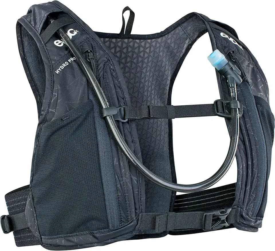 EVOC Hydro PRO 1,5l und 3l + 1,5l Hydration Bladder Trink-Rucksack, Rucksack mit Trinkblase (extraleicht, Zwei Nutrition COMPARTMENTS, EIN BZW. Zwei Brustgurt-Taschen, 1,5l Trinkblase)