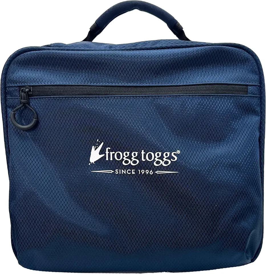 FROGG TOGGS Punch Bag Tackle Organizer for Punch-Style Fishing, Ripstop Fabric, 6 Storage Pockets, 8 Puncture-Resistant Pages Solution