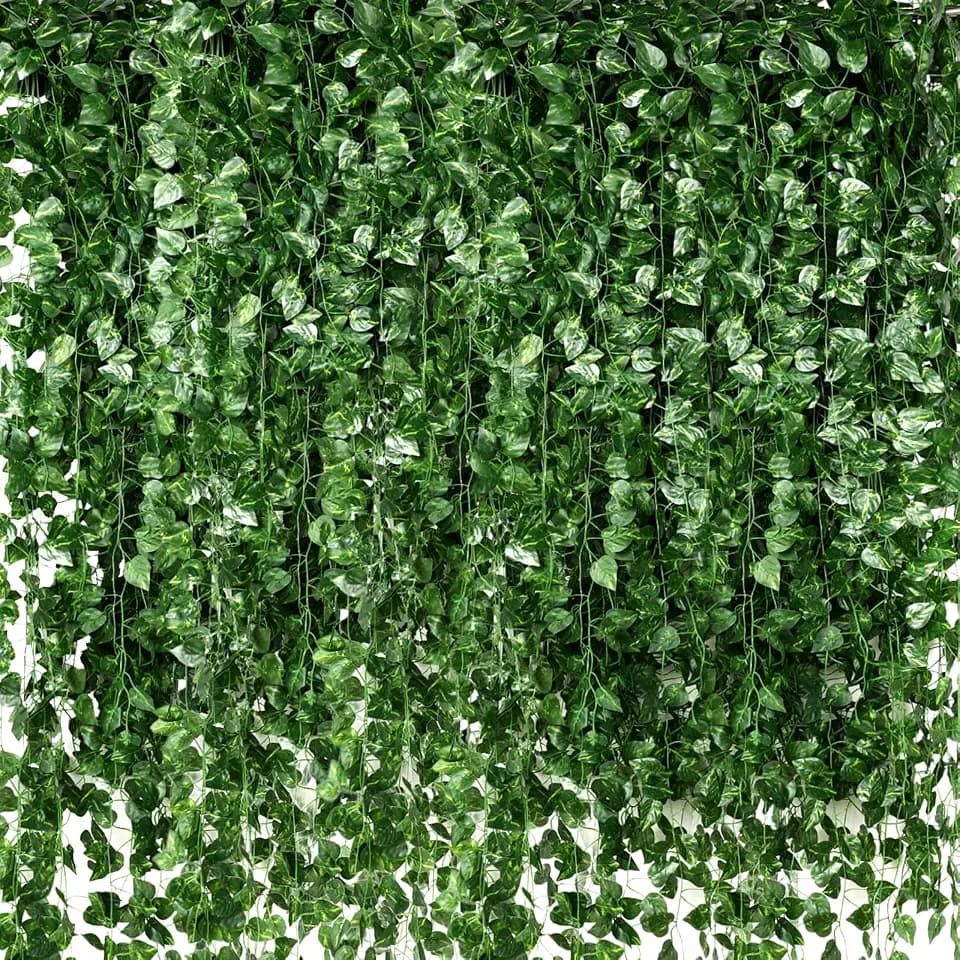 100 Pcs 722ft Artificial Ivy Garland Fake Vines Bulk Greenery
