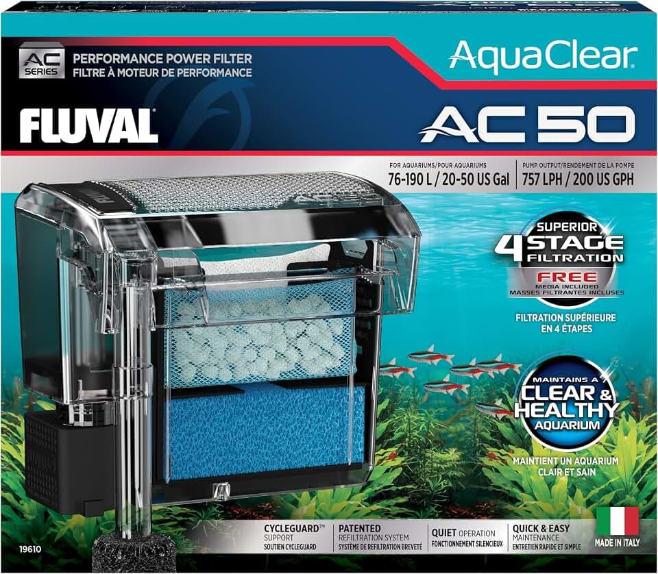 Fluval AquaClear AC50 Hochleistungsfilter, 76–190 l