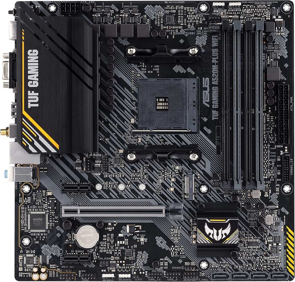 ASUS TUF Gaming A520M-PLUS WiFi Mainboard Sockel AMD A520