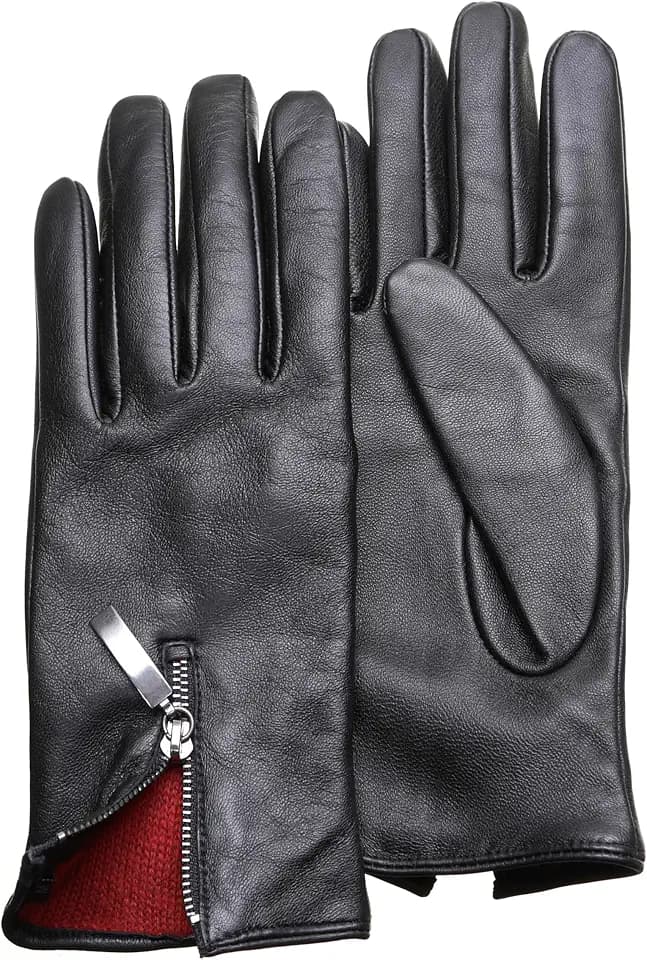 PEARLWOOD Damen Handschuh Helena aus Schafleder mit Touch-Funktion