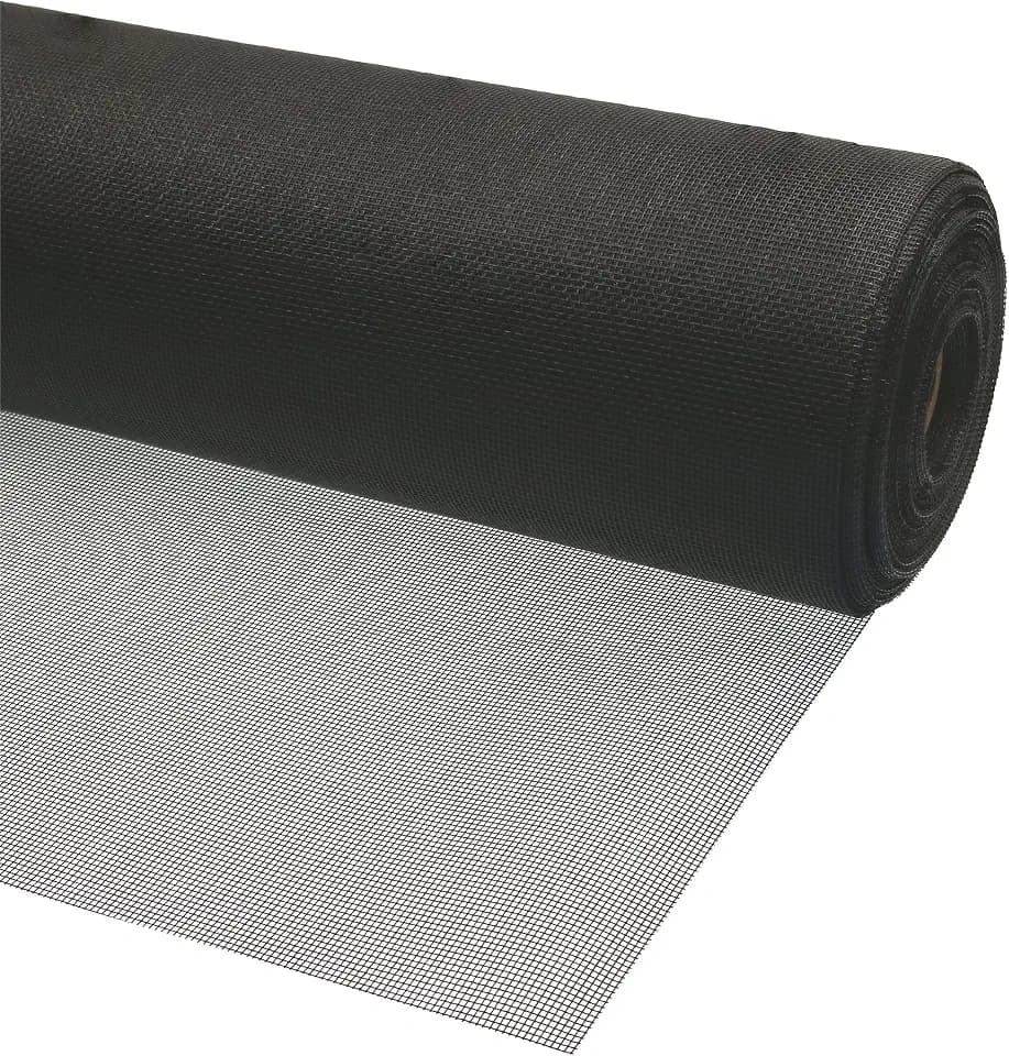Prime-Line P 88345 Screen Mesh Roll for Window and Door Fiberglass Standard Duty 48 in. x 100 ft., Charcoal (1 Roll)