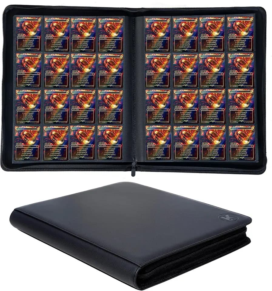 1000+ Pockets Trading Card Binder (Black)