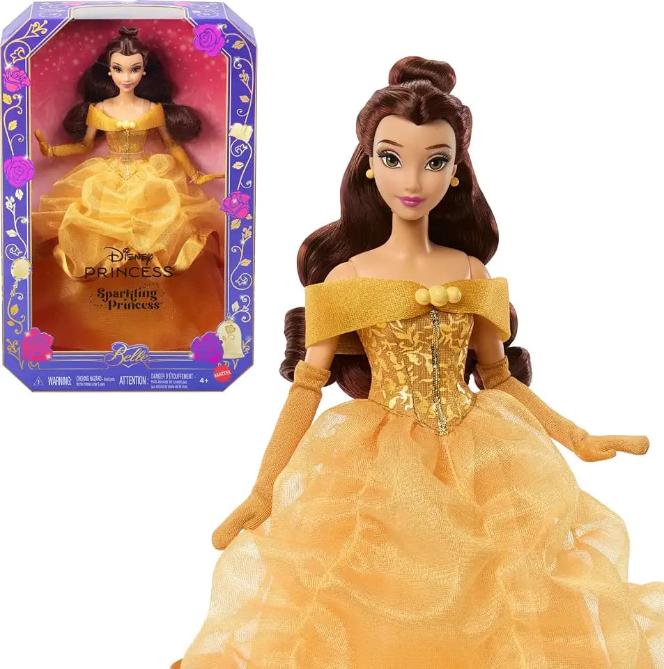 Mattel Disney Princess Mermaid Belle Sparkling Collector Fashion Doll