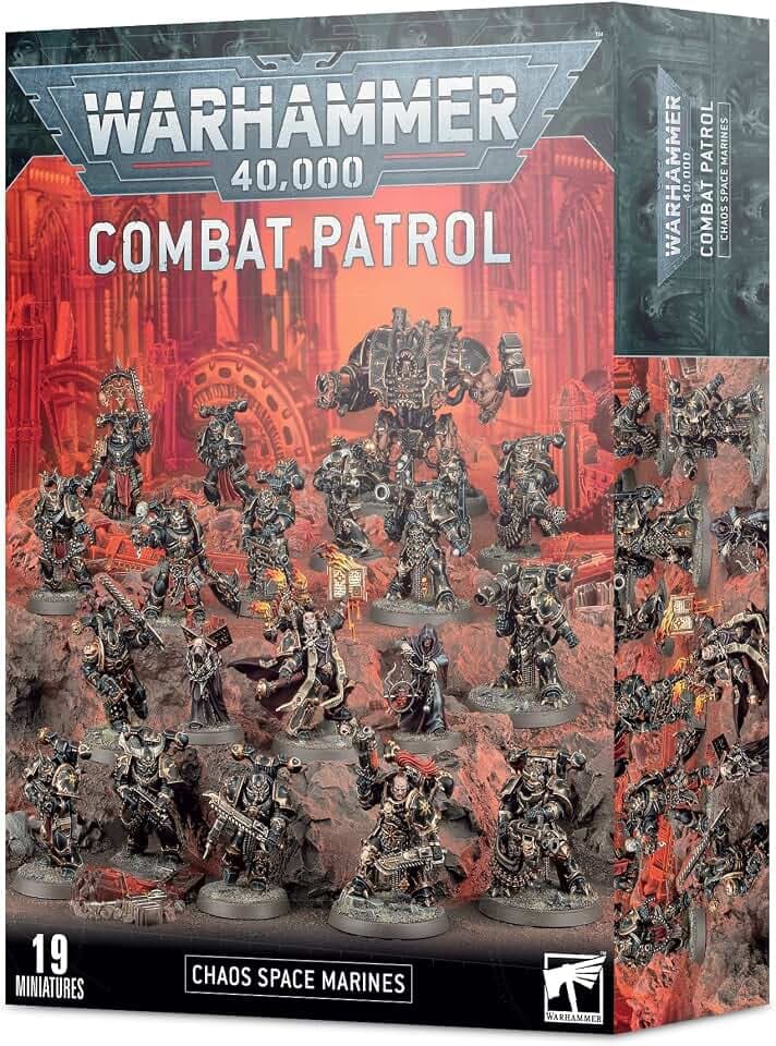 Warhammer 40k Games Work - Combat Patrol: Chaos Space Marines, Mehrfarbig
