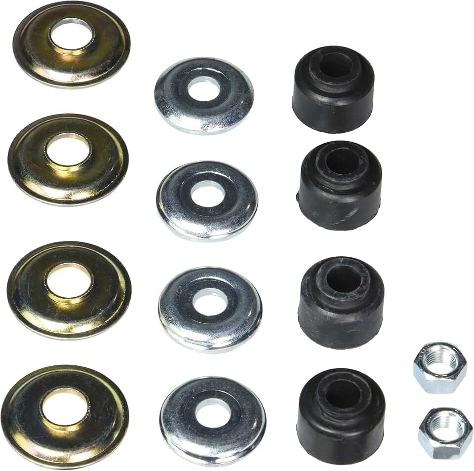 ACDelco Gold PK080 (88985648) Rear Suspension Hardware Kit with Bushings, Caps, and Nuts
