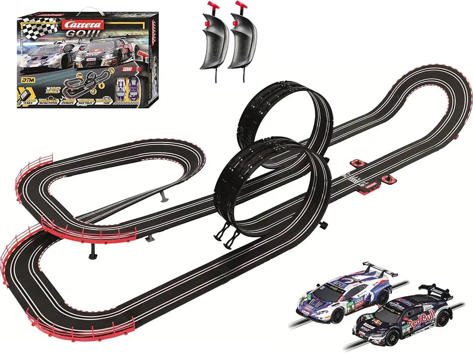 Carrera GO DTM Speed Giants Slot Car Race Track Set – Loop Racing