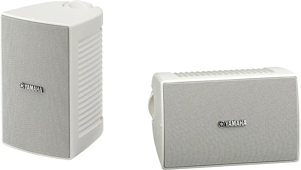 YAMAHA NS-AW194WH High-Performance All-Weather Speakers, White