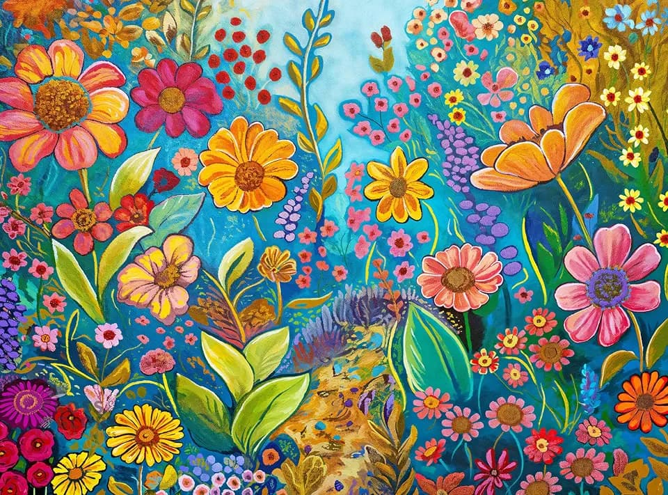 Cross & Glory | Jigsaw Puzzles for Adults | The Color Garden, No. 5