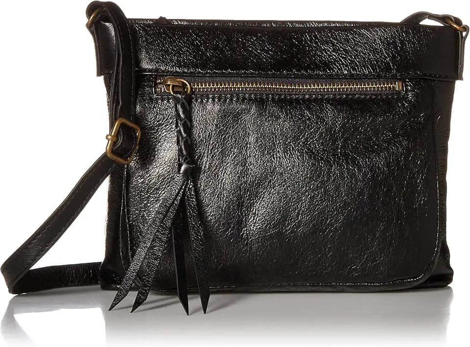 The Sak Womens Sanibel Leather Mini CrossBody Bag