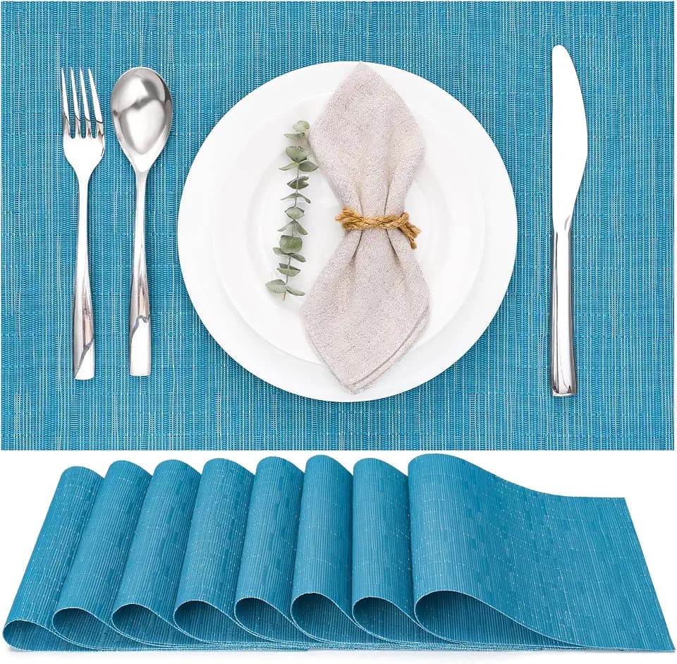Myir JUN Placemats Set of 8 Kitchen and Dining Table Placemats