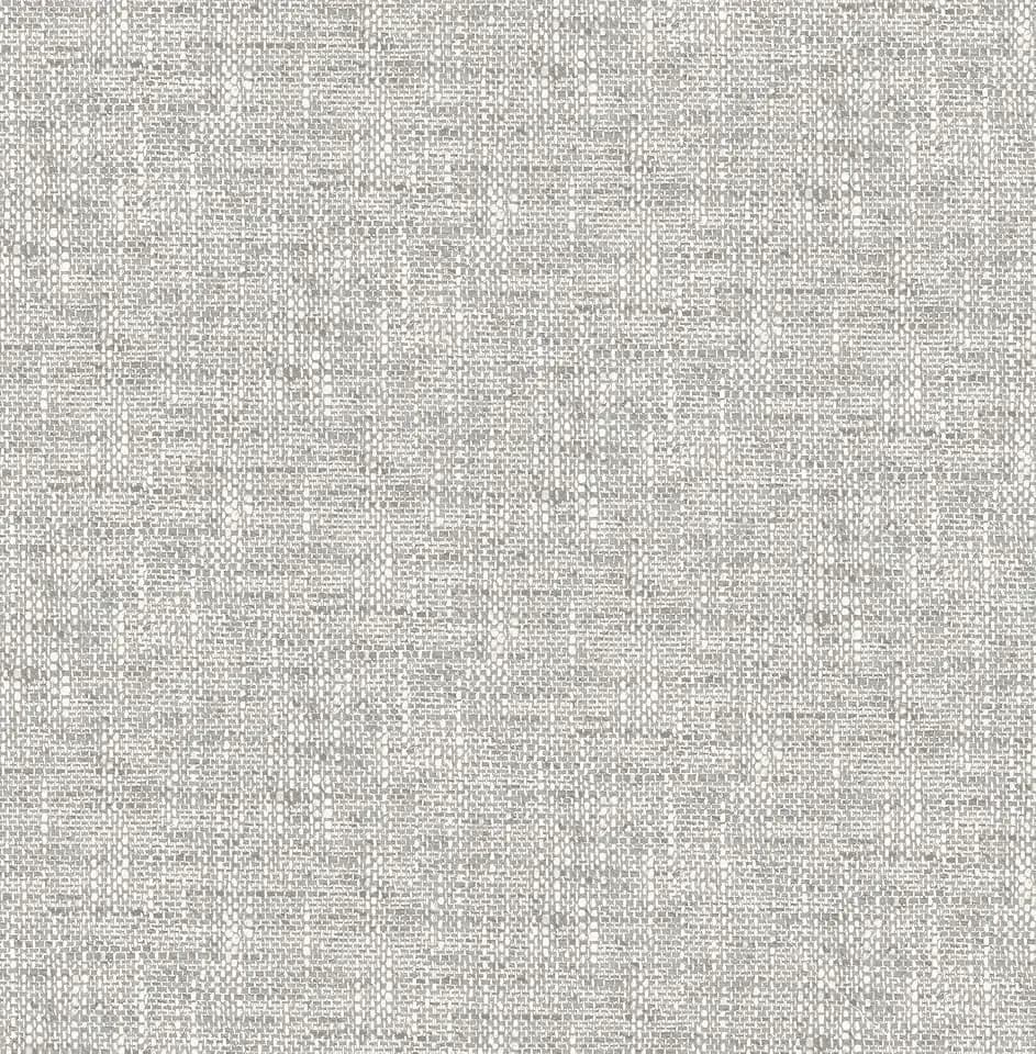 NuWallpaper Poplin Texture Peel and Stick Wallpaper, Grey, Textured Removable Wallpaper, 20.5 in x 18 ft