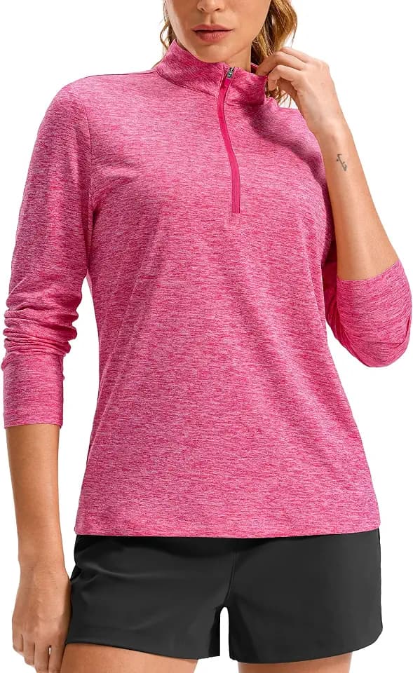 SANTINY Quarter Zip Pullover Women
