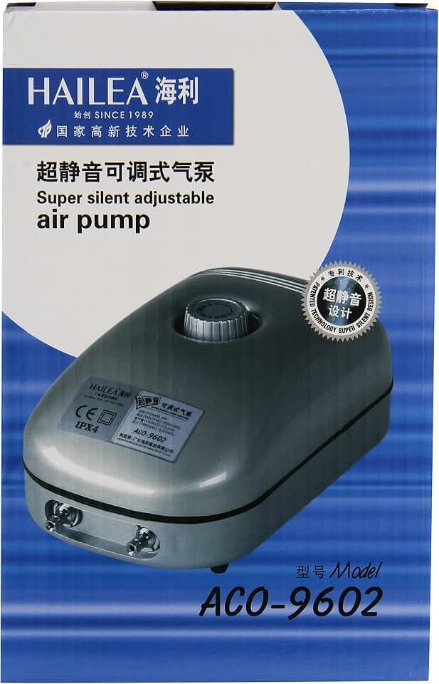Hailea Luftpumpe Aco 9602 5Watt, 7,2l/m, max. Druck 1,2m