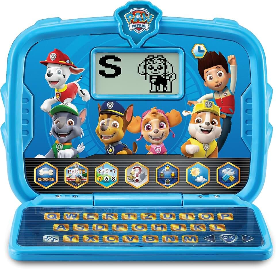 VTech PAW Patrol Lernlaptop – Lerncomputer für Kinder 3-6 Jahre