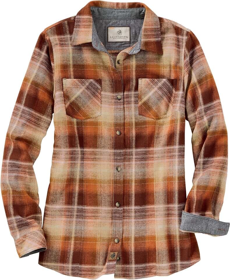 Legendary Whitetails Damen Cottage Escape Flannel Shirt Langärmelig