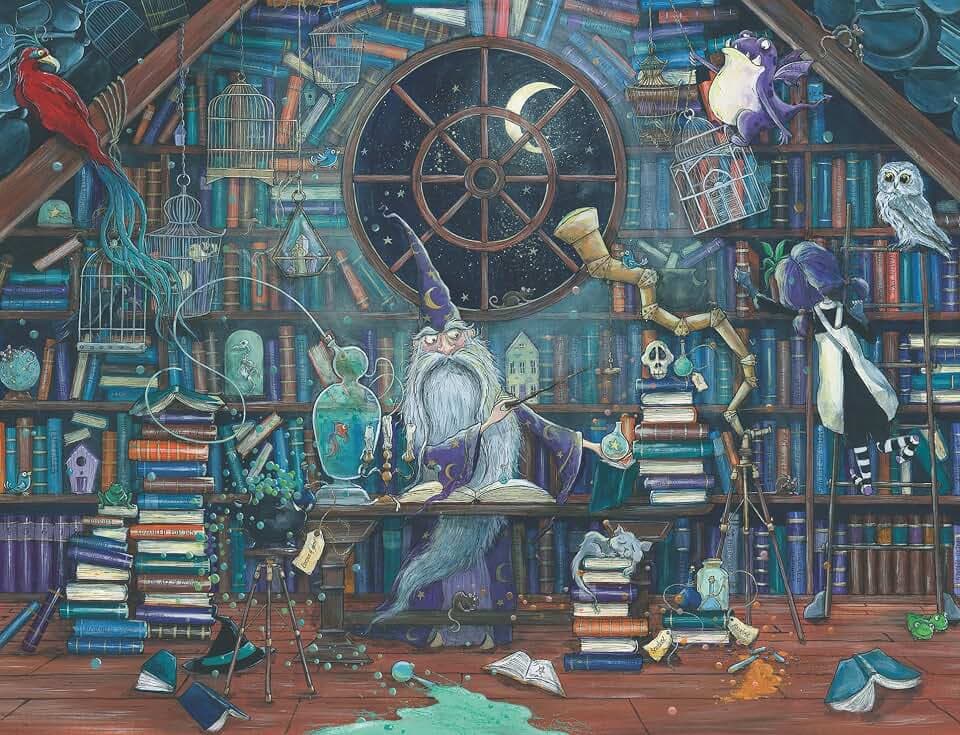 Ravensburger Puzzle Der Zauberer Merlin - 2000 Teile Puzzle für Erwachsene | 2000 Teile Puzzle, Erwachsenenpuzzle, Geschenk für Frauen und Männer
