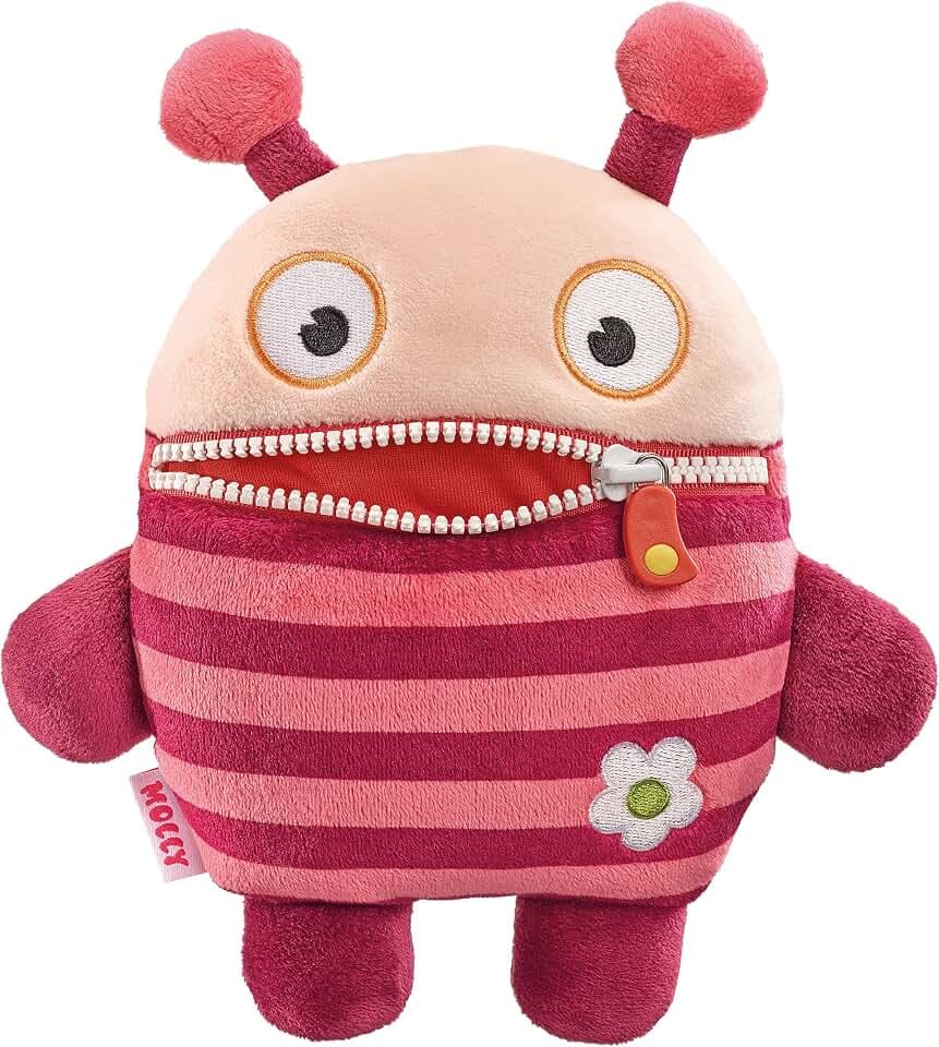 Schmidt Spiele Sorgenfresser 42371 Molly, Sorgenfresser klein, 23 cm, Plüsch, Rosa