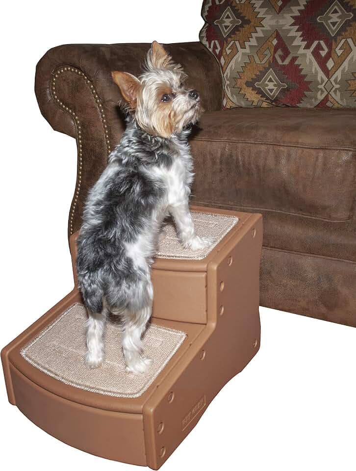 Pet Gear Easy Step II Pet Stairs, Pecan, 2 Step
