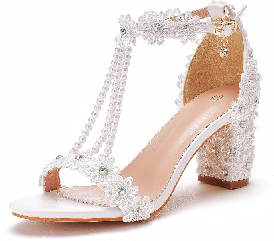 Women High Heels Sandals Pumps Wedding Shoes
