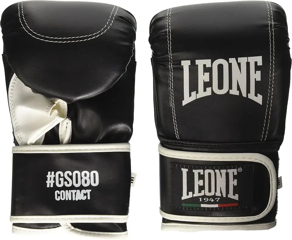LEONE 1947, Kontakttaschenhandschuhe, Schwarz, GS080