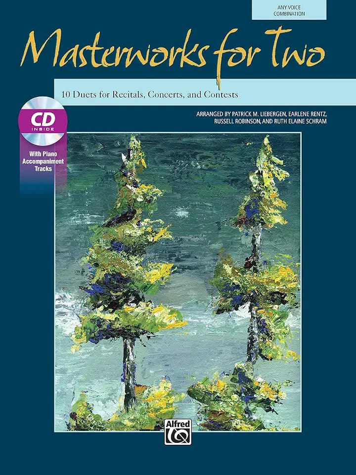 Masterworks for Two: 10 Duets for Recitals, Concerts, and Contests, Book & CD (For Two Series)