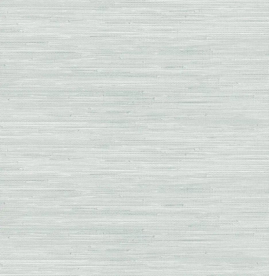 NuWallpaper x Social Social Whisper Blue Classic Faux Grasscloth Peel & Stick Wallpaper