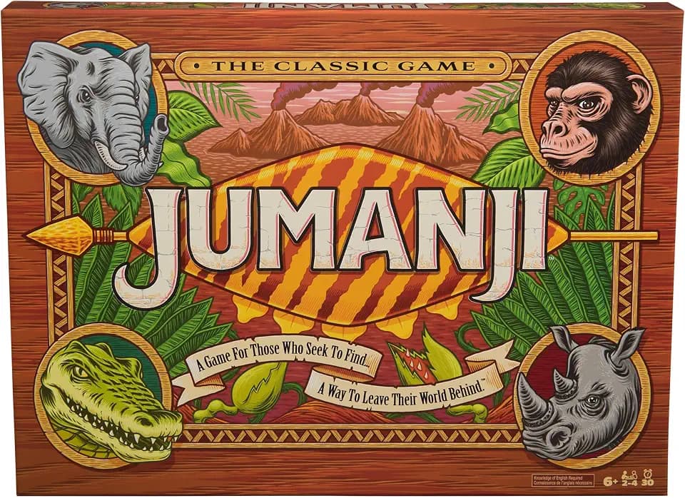 Spin Master Games Jumanji: The Game 30th Anniversary Classic Board Game