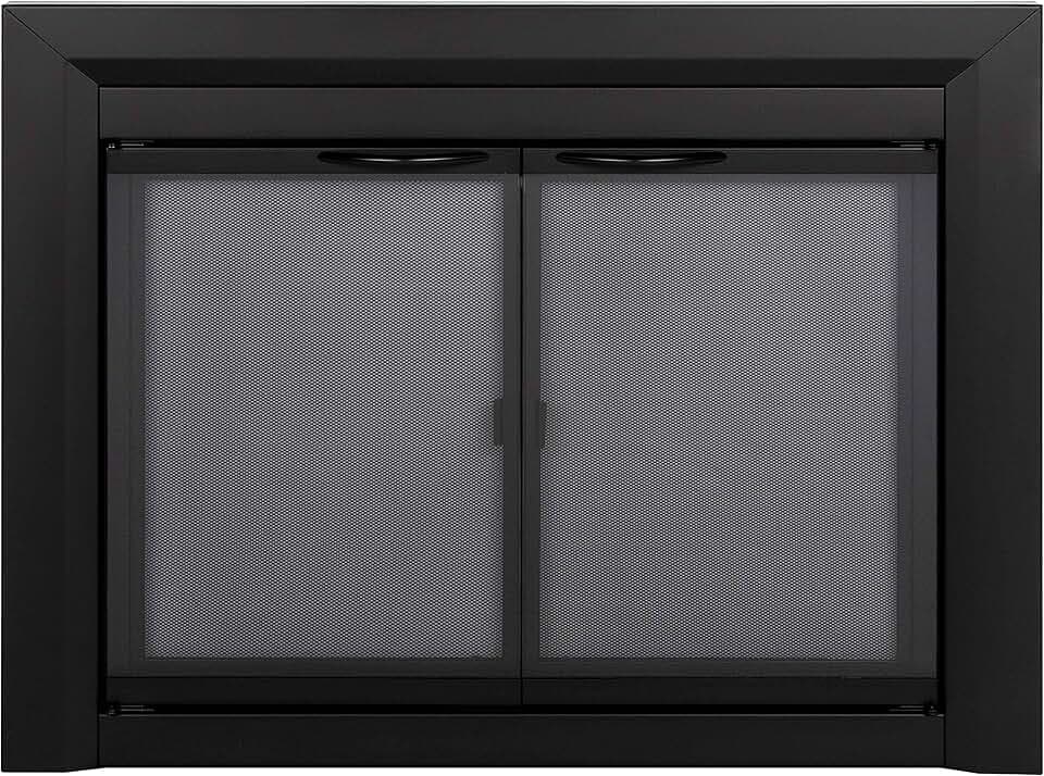 Pleasant Hearth Carlisle Fireplace Glass Door, Small (CL-3000)