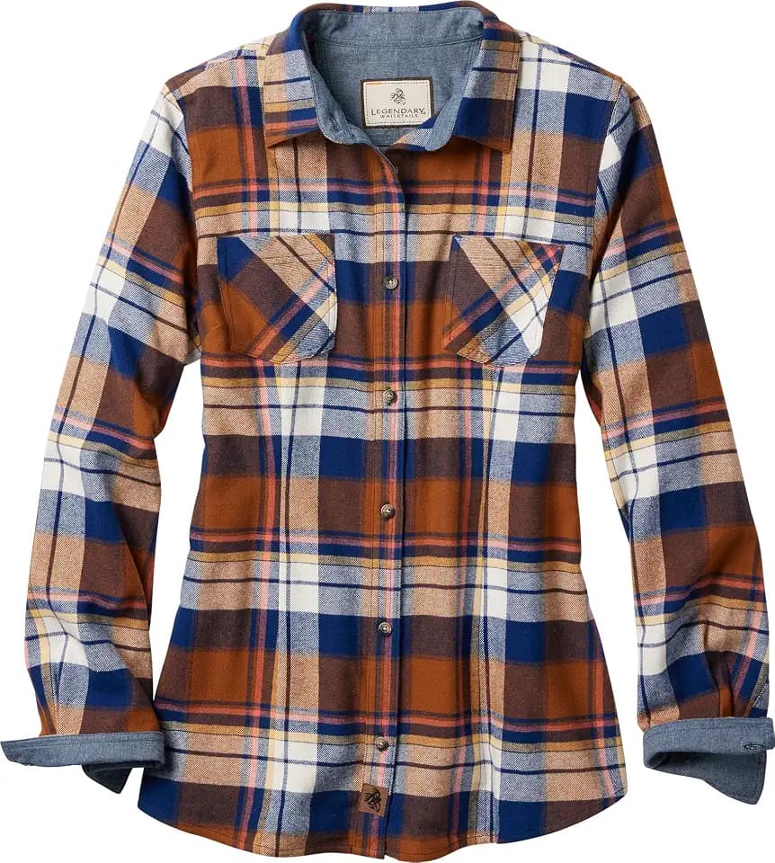 Legendary Whitetails Damen Cottage Escape Flannel Shirt Langärmelig