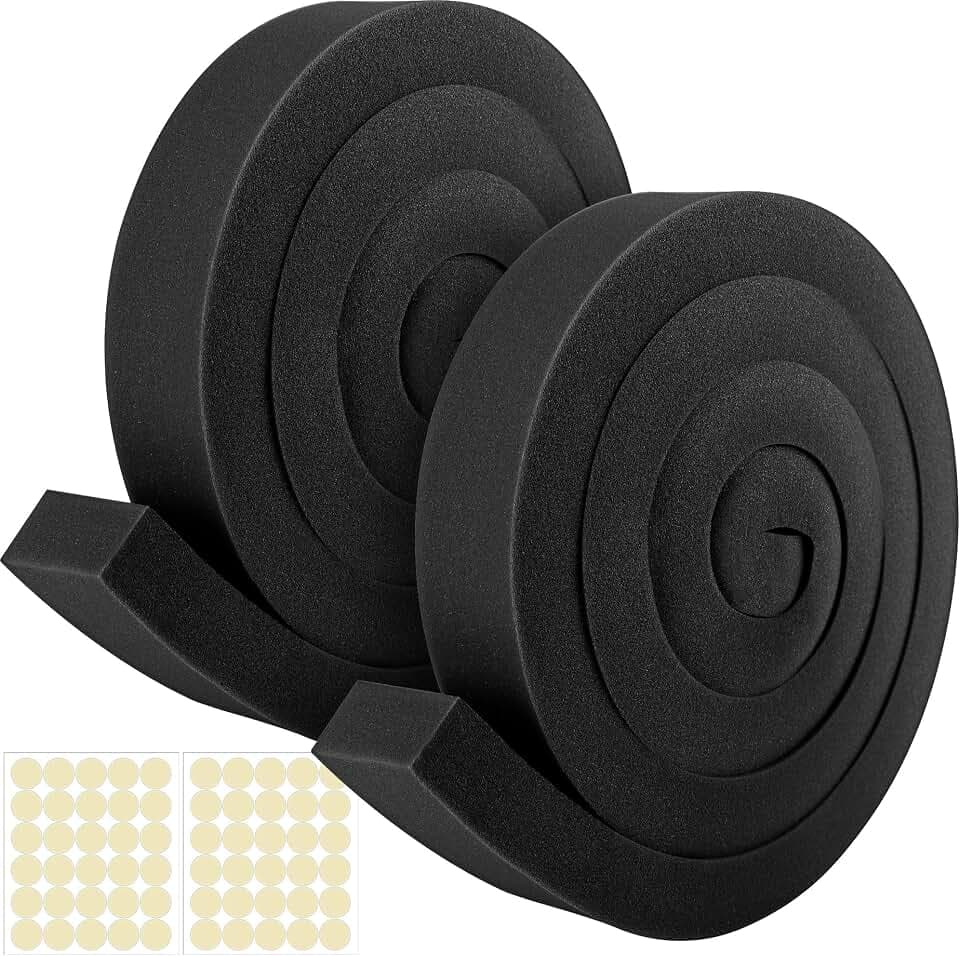 2'' x 6.5 ft Air Conditioner Foam Tape, 2 Pcs AC Weatherseal Foam Strips