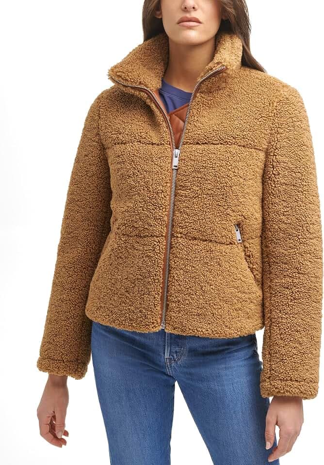 Levi's Women's Breanna Faux Fur Puffer Jacket (Standard & Plus Sizes)