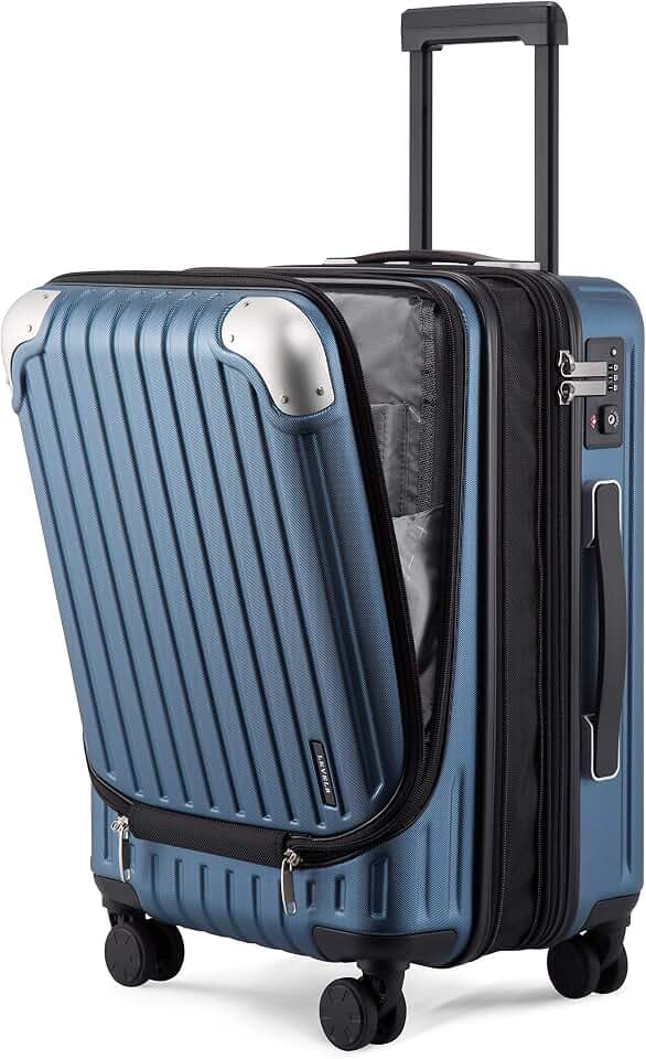 LEVEL8 Carry on Luggage Airline Approved, 20“ Expandable Carry on Suitcase