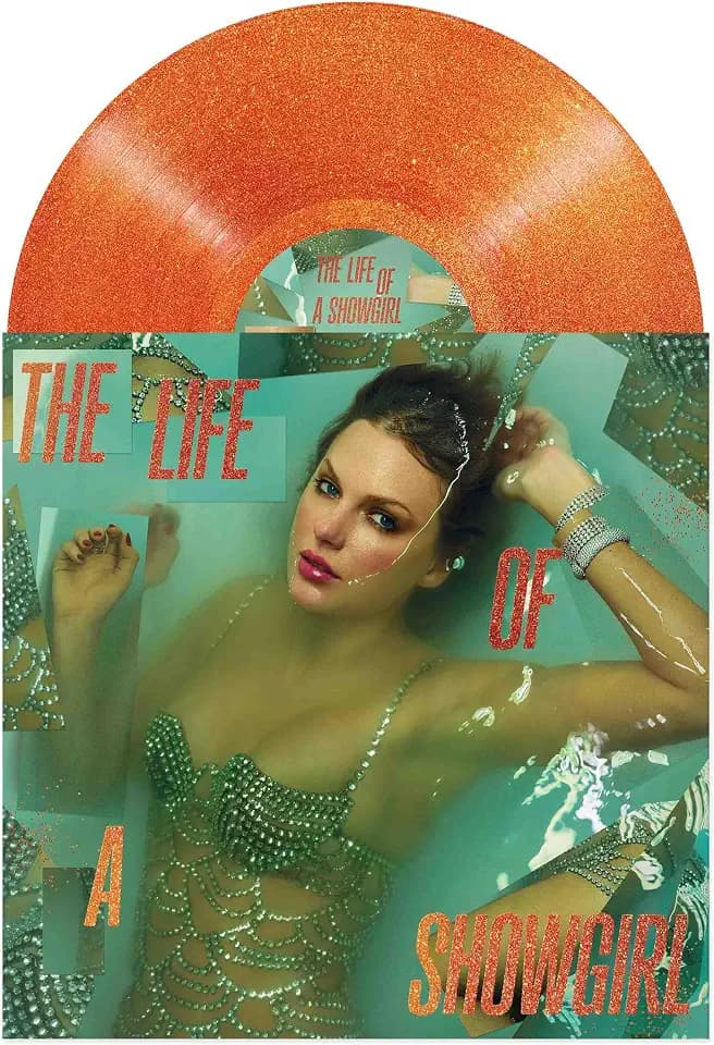 The Life of a Showgirl: Sweat and Vanilla Perfume Portofino Orange Glitter LP [Vinyl LP]