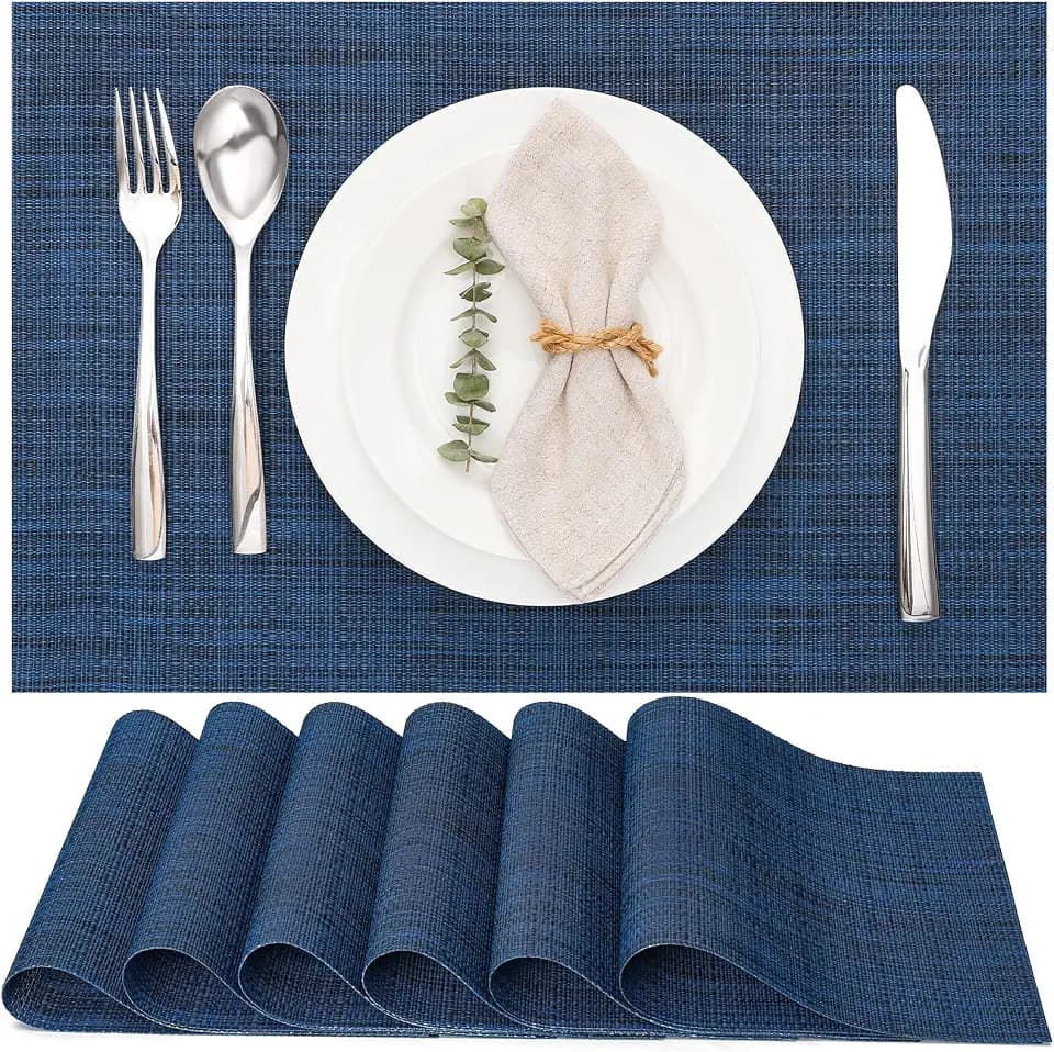 Myir JUN Tischsets abwaschbar Tischsets Platzsets abwaschbar Platzdeckchen