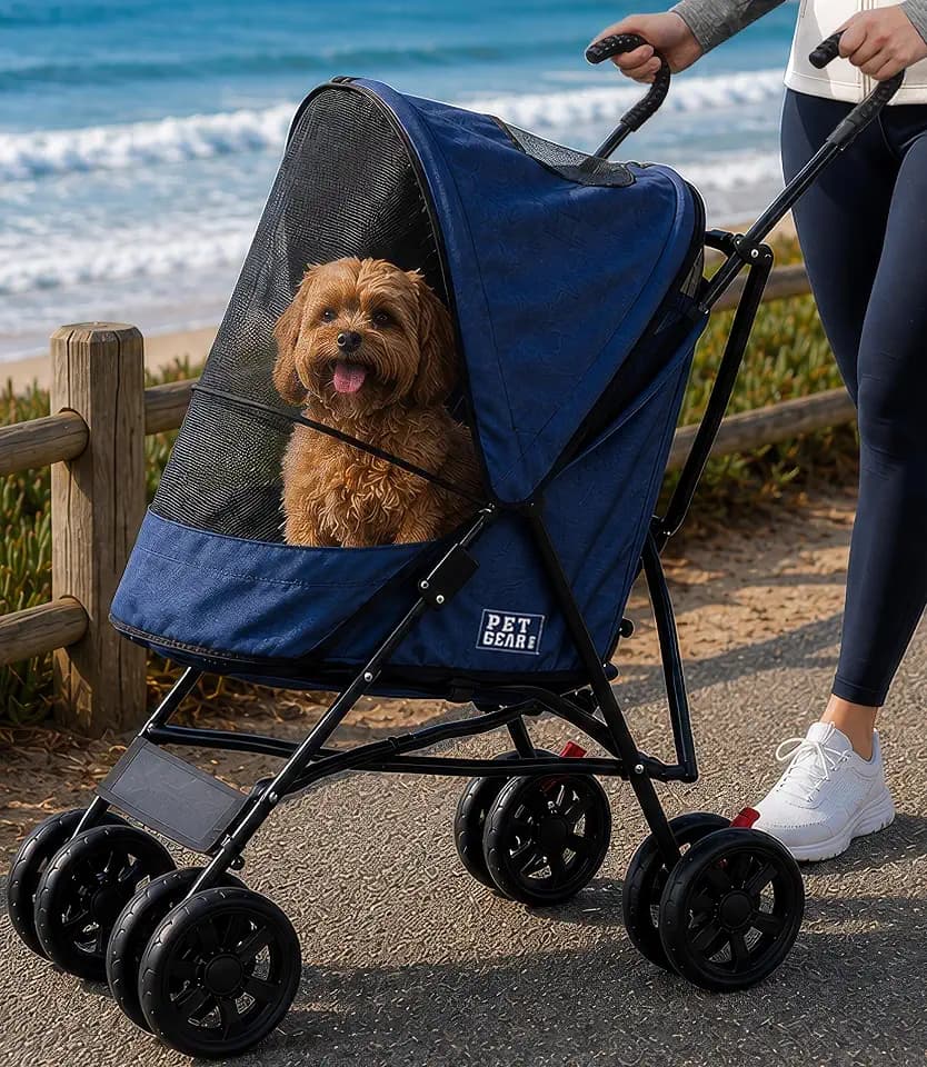 Pet Gear Travel Lite Plus Stroller, Ocean Blue