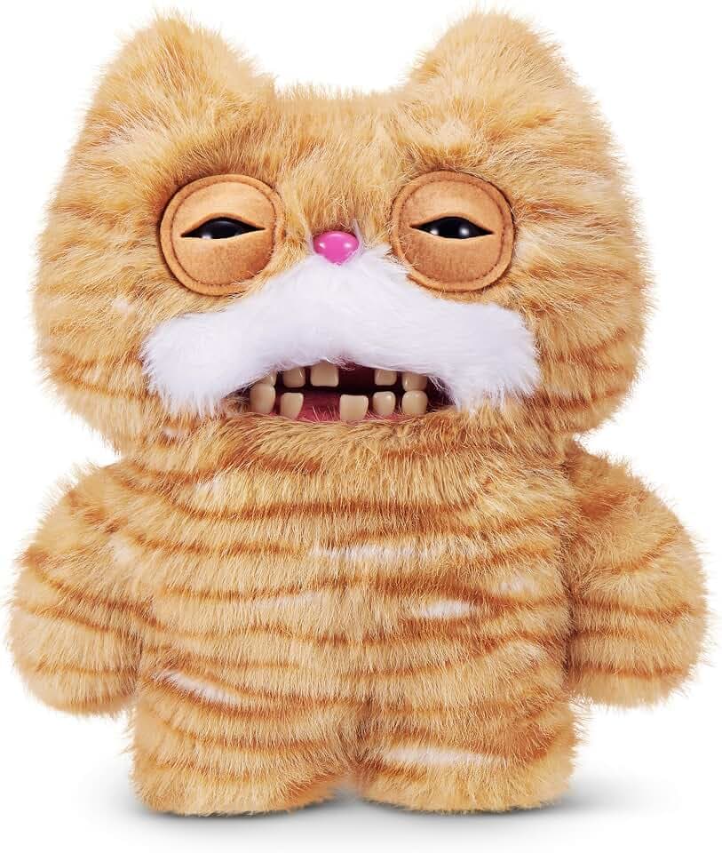 Fuggler Alley Cats 9-Inch Plush Toy (Stinkface) by ZURU – Funny Ugly Monster Stuffed Animal with Human-Like Teeth, Collectible Plush for Kids, Tweens, Teens, Adults & Cat-Loving Weirdos