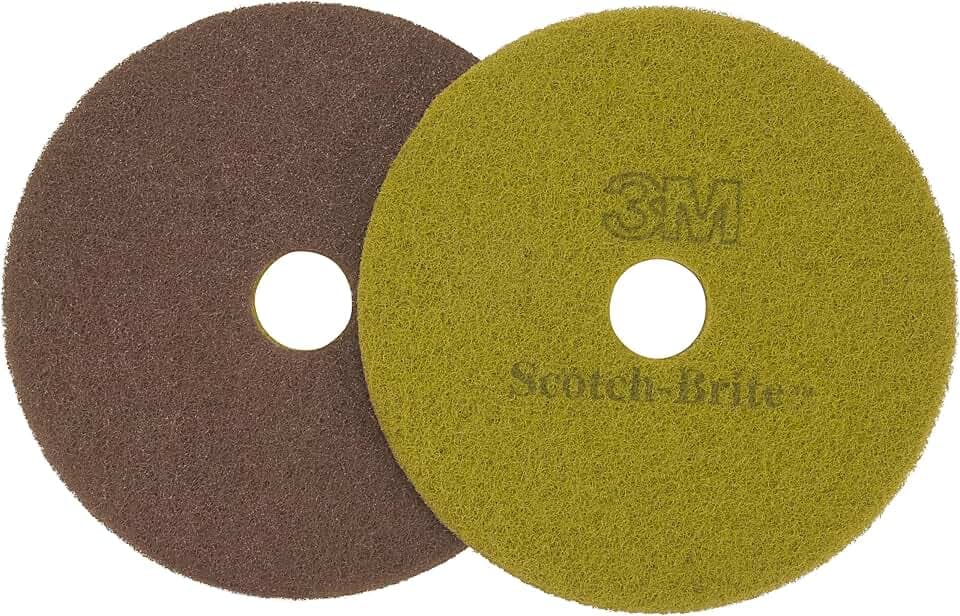3M Scotch-Brite Clean & Shine Pad, 10 in, 5/Case